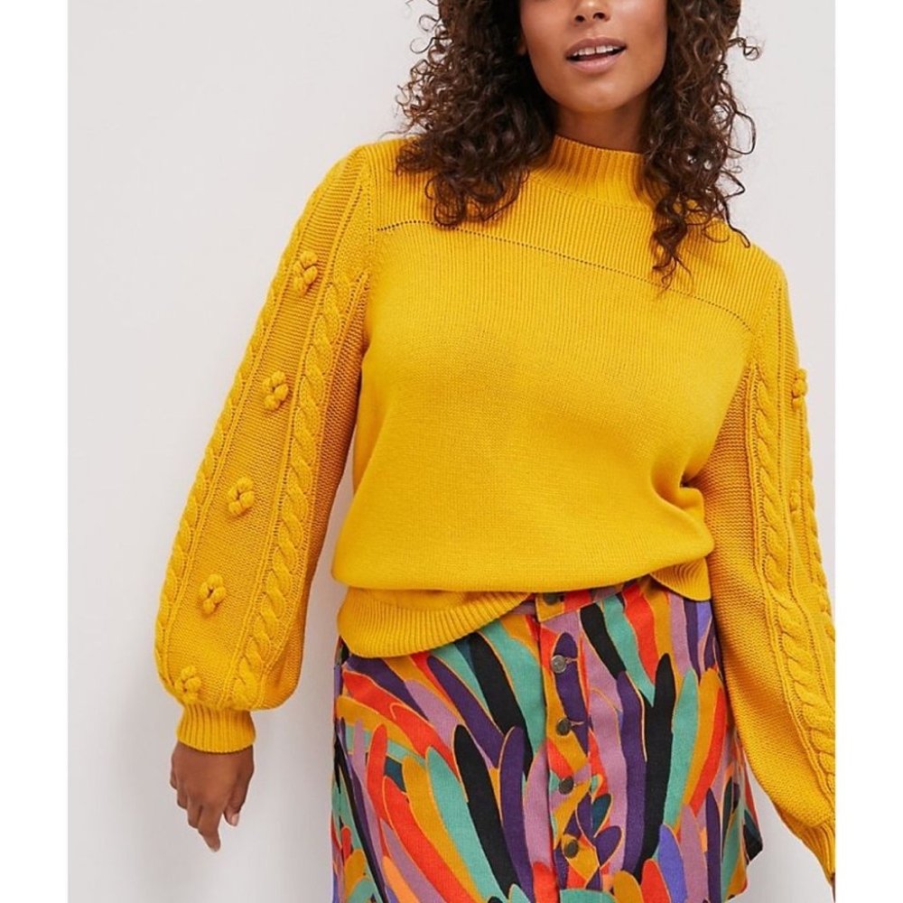 NWT Anthropologie Maeve Kiara Textured Sweater - Picture 3 of 10